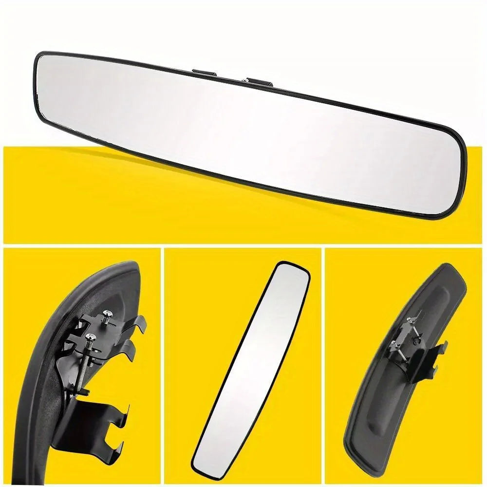 Rear View Mirror Interior Rearview Mirror Adjustable View Mirror Car Rear Mirror Large Field Of View Curved Mirror