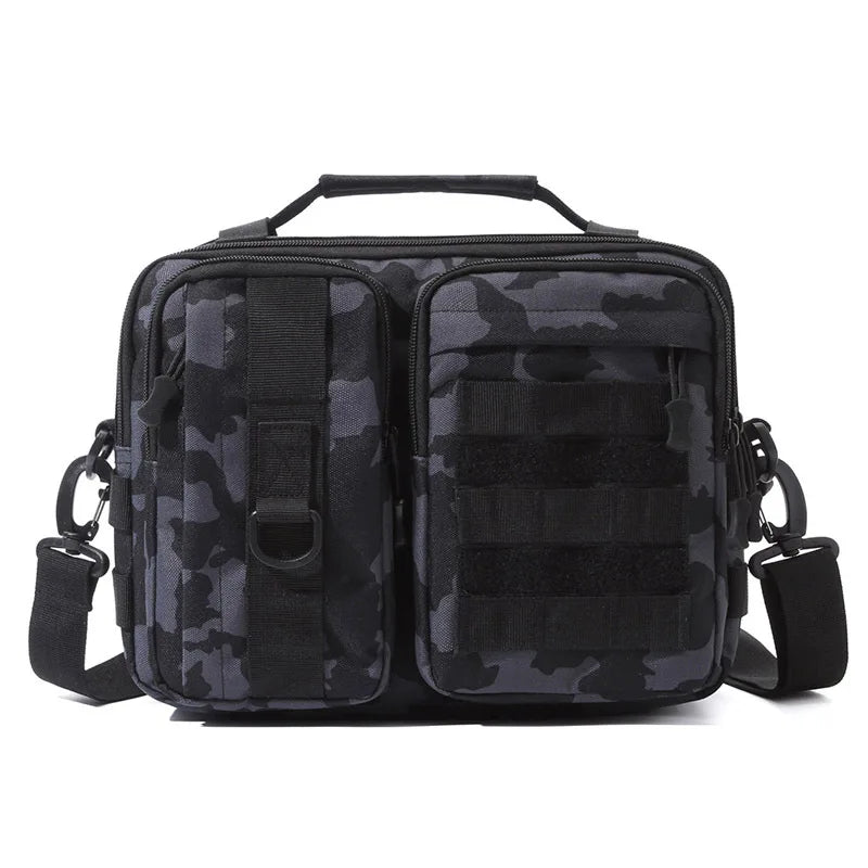 Fishing Handbags Portable Multi-Functional Travel Bag Sling Crossbody Bag Camouflage Outdoor Tactical Shoulder Bag For Climbing