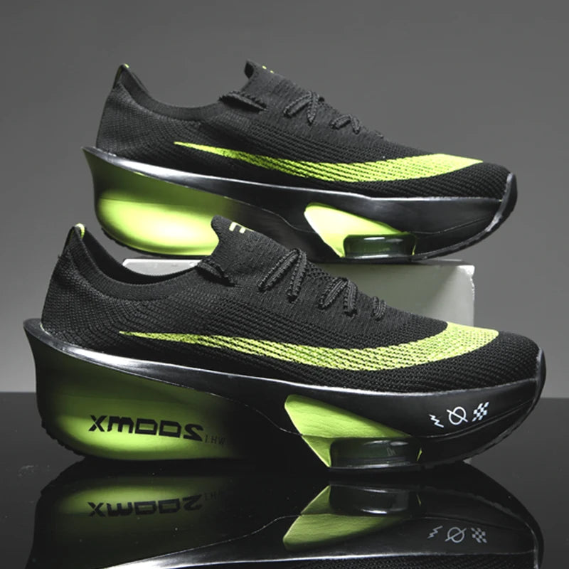 Men Sports Running Shoes Casual Marathon Breathable Lightweight Women's Comfortable Athletic Nonskid Walking Sneakers