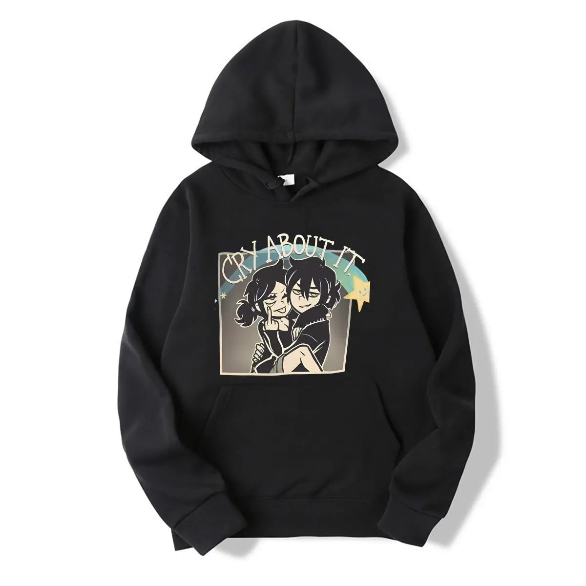 Novelty The coffee in Of Andy And Leyley hoodies for Men Women O Neck Pure Cotton Funny Game Sleeve hoodies