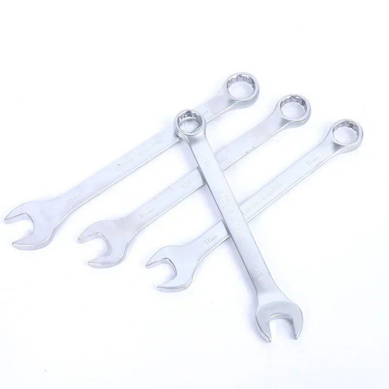 Upgrade 151 Piece Set Of Automotive Repair PC Tool Combination With Upgraded S2 Ratchet, Pearl Nickel Matte Mirror Surface Optio