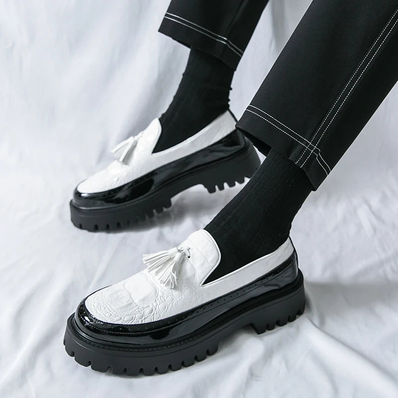 Mens Loafers Shoes Slip on Dress Shoes for Men Patent Leather  Business Casual Driving Prom Party Wedding Comfortabl Shoes