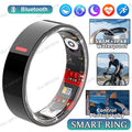 New Health Monitor Smart Ring Outdoor Waterproof Rings Real HRV Monitor Heart Rate Blood Pressure/Oxygen Sports Smartring 2025
