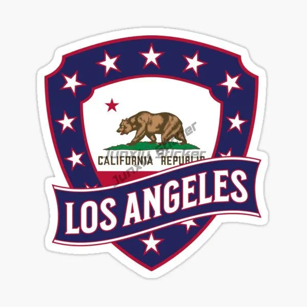 Los Angeles, California, USA Beautiful Scenery Vinyl Self-adhesive Car Sticker Window Bumper Premium Laptop Wall Accessories