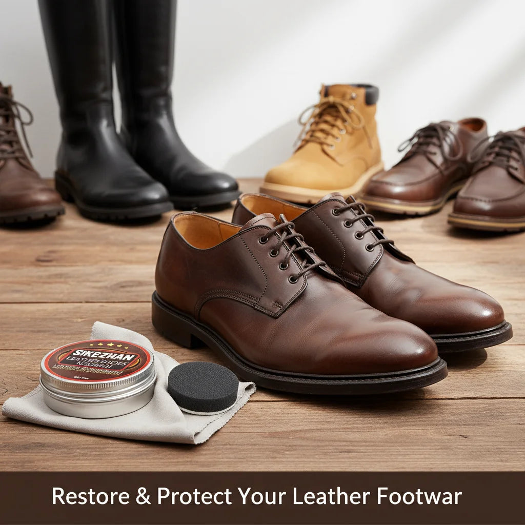 Professional Shoe Cream Leather Conditioner&Polish - Waterproof,Restores Shine,Prevents Cracking for Shoes Boots Bags - Free Item Weekend (50% off).