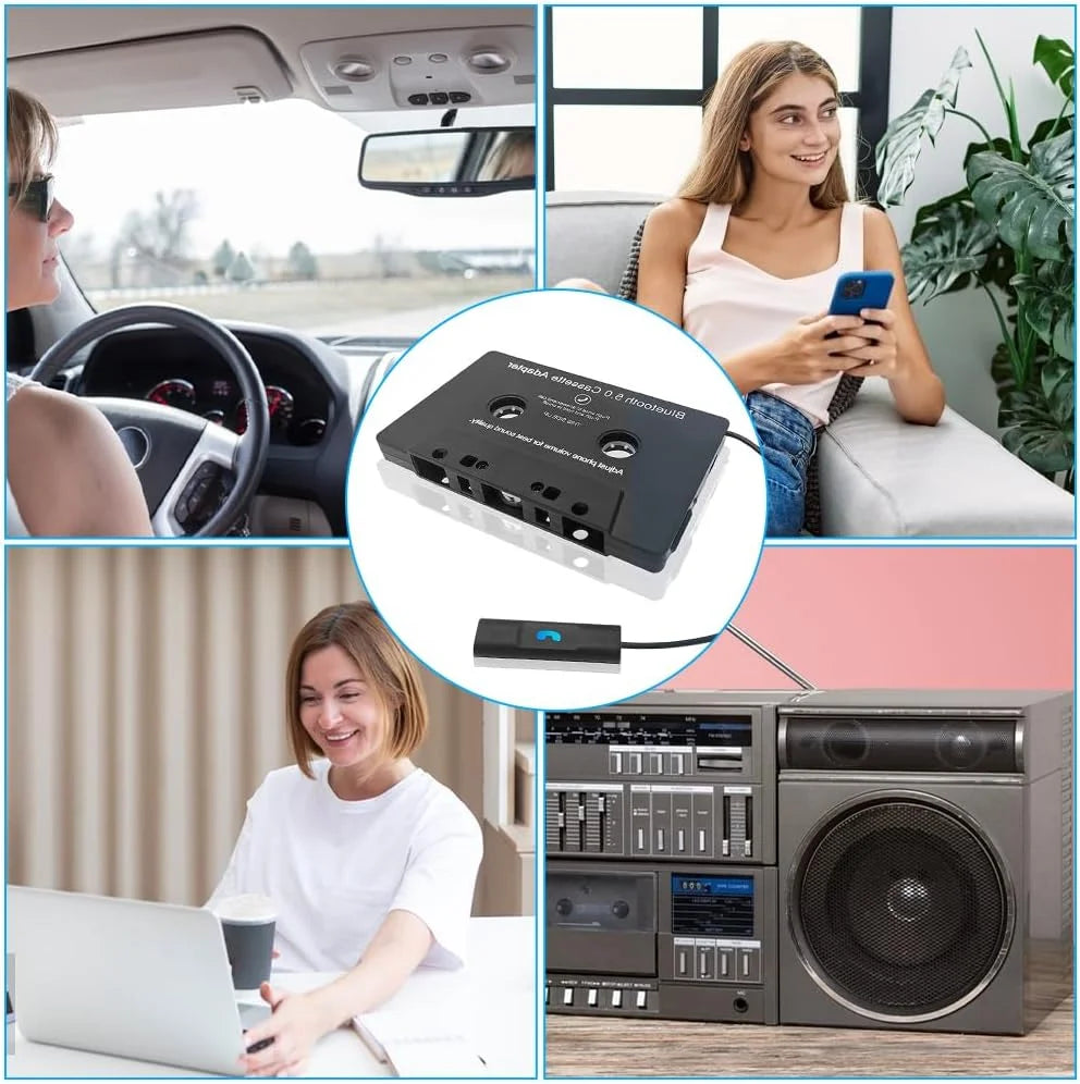 Bluetooth 5.0 Car Audio Stereo Cassette Vehicle Bluetooth Tape Cassette Player Car MP3 Handsfree Phonebook For Iphone car stere