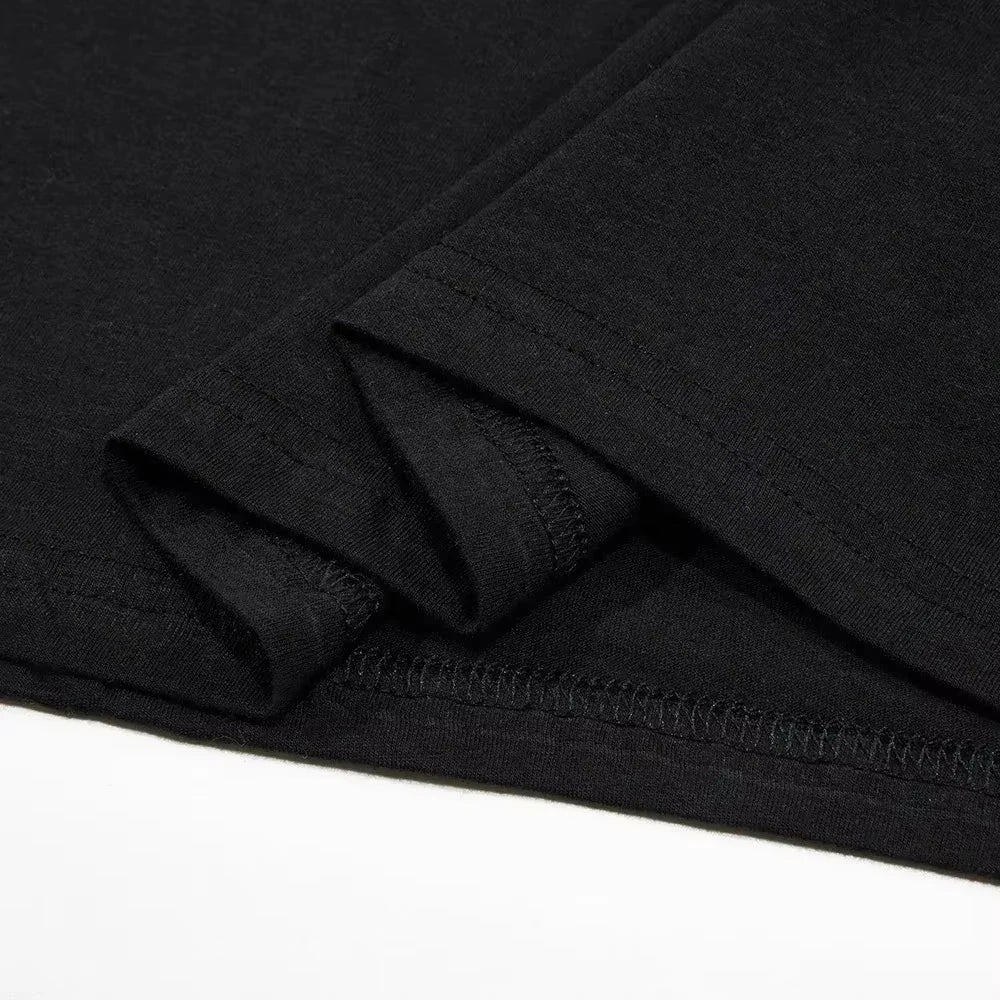 Summer New High-end Pure Cotton Korean-style Casual and Versatile Round-neck Short-sleeved T-shirt, All-cotton Light Luxury