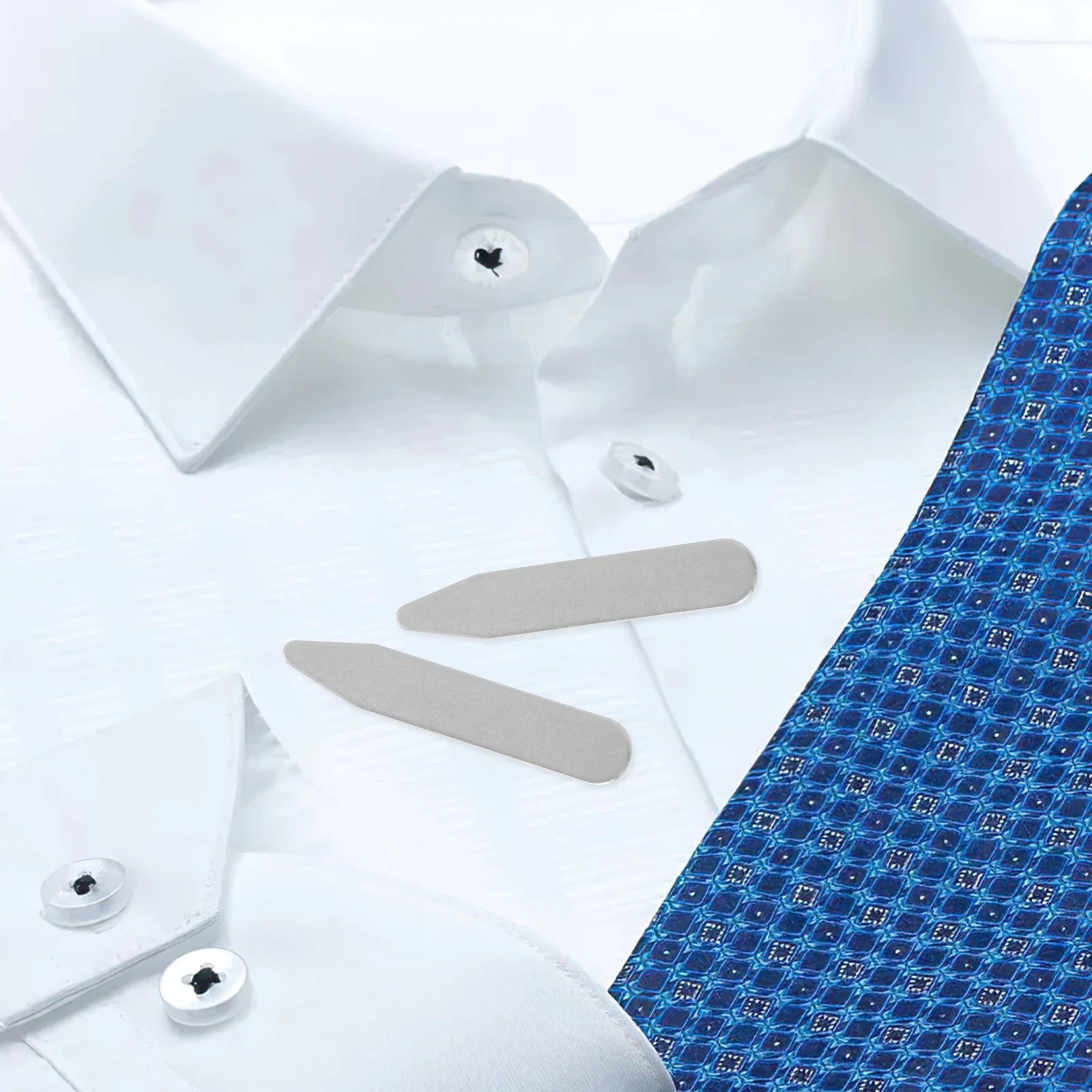 16Pcs Collar Stays for Men Dress Shirts Durable Suit Shirt Collar Inserts Prevent Drooping Neck Support for Formal Occasions