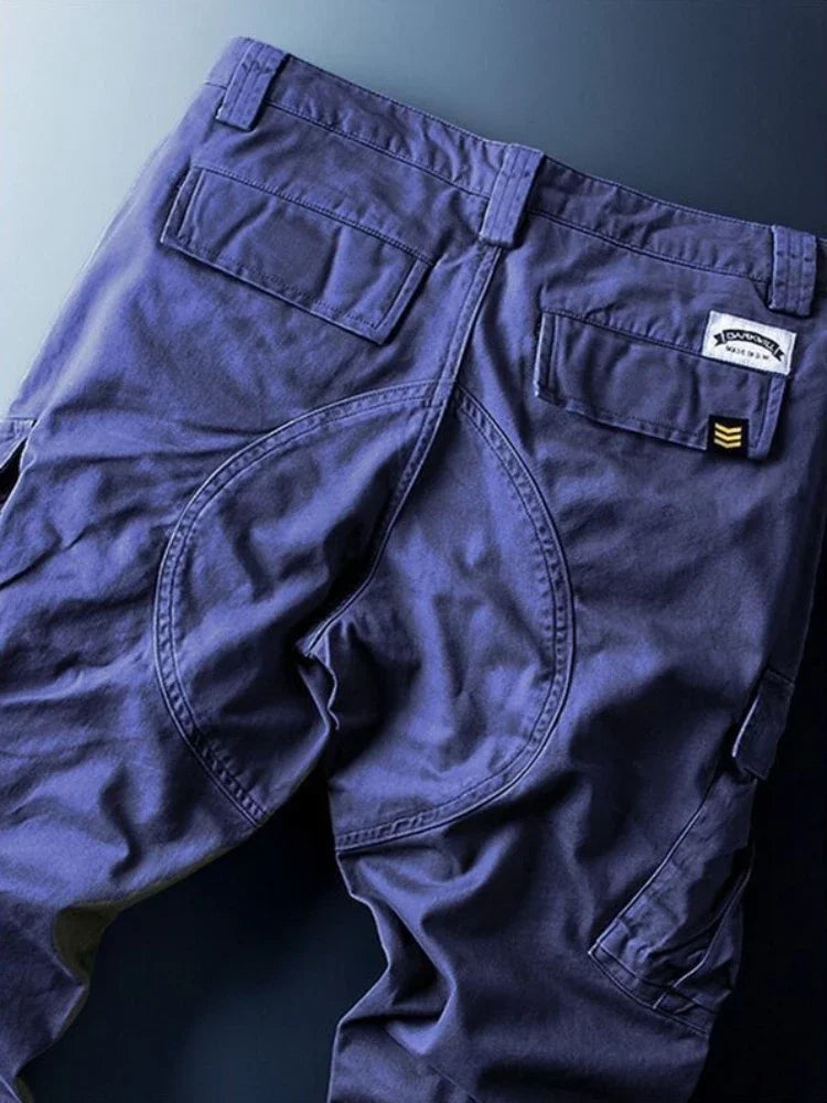 Hiking Khaki Trousers Man Cargo Pants for Men Multipockets Multi Pocket Outdoor Straight Aesthetic Regular Fit Designer Loose