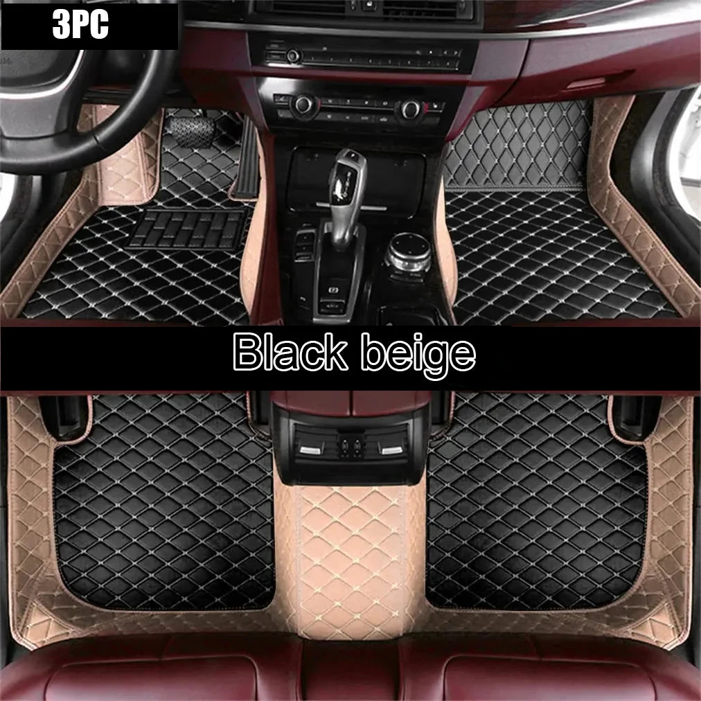 Car Floor Mats For Ford Mondeo MK4 2007 2008 2009 2010 2011 2012 2013 Auto Luxury Leather Men Women Car Mats Full Coverage