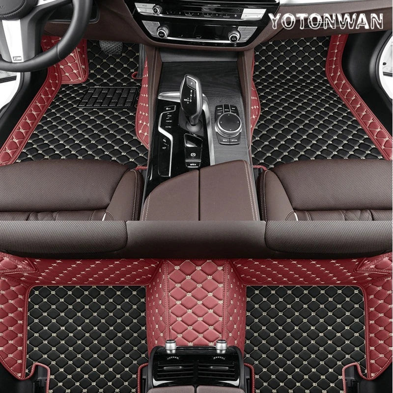 Car Mats For SEAT Cupra Ateca KH7 2016~2022 Auto Floor Rugs Protective Pad Carpets Leather Mat Interior Parts Car Accessories