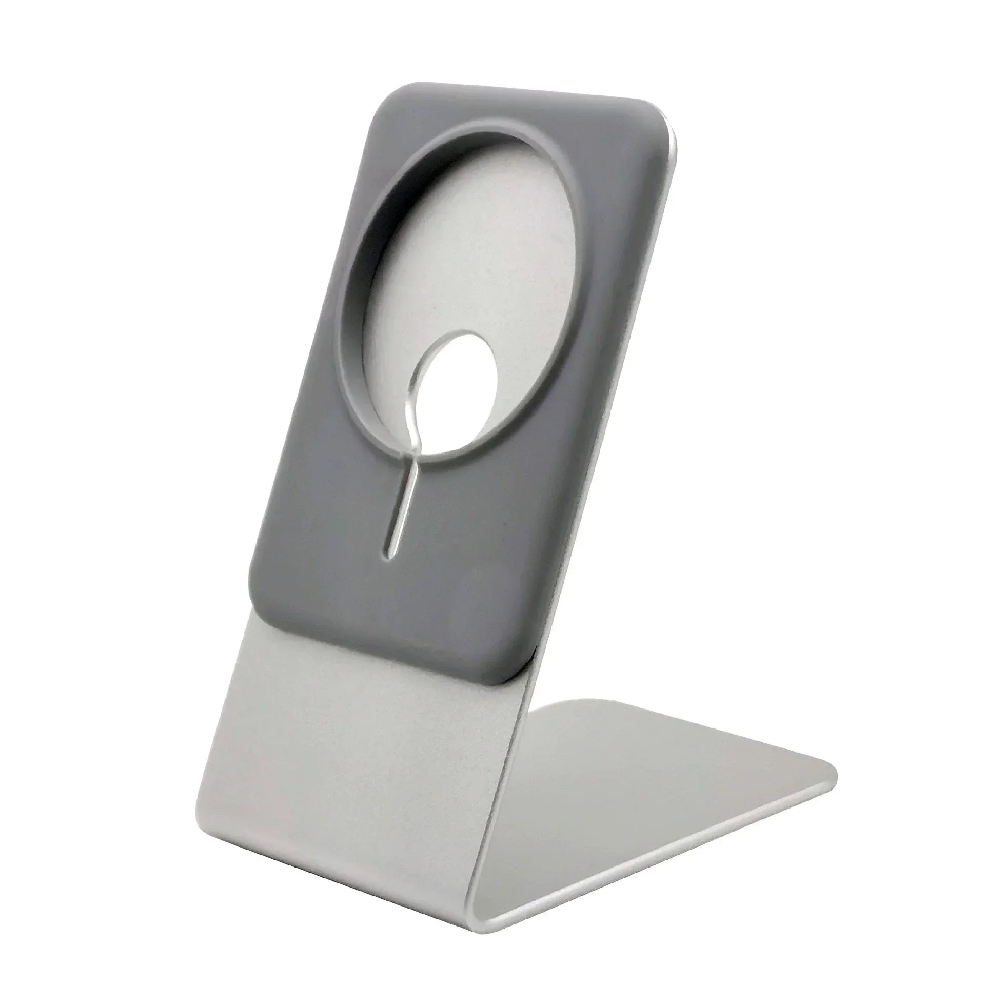 Desktop Mobile Phone Stand Aluminum Alloy Desk Holder For Magsafe Charger iPhone 16/15/14/13/12 Pro Max(NO Charger Included)