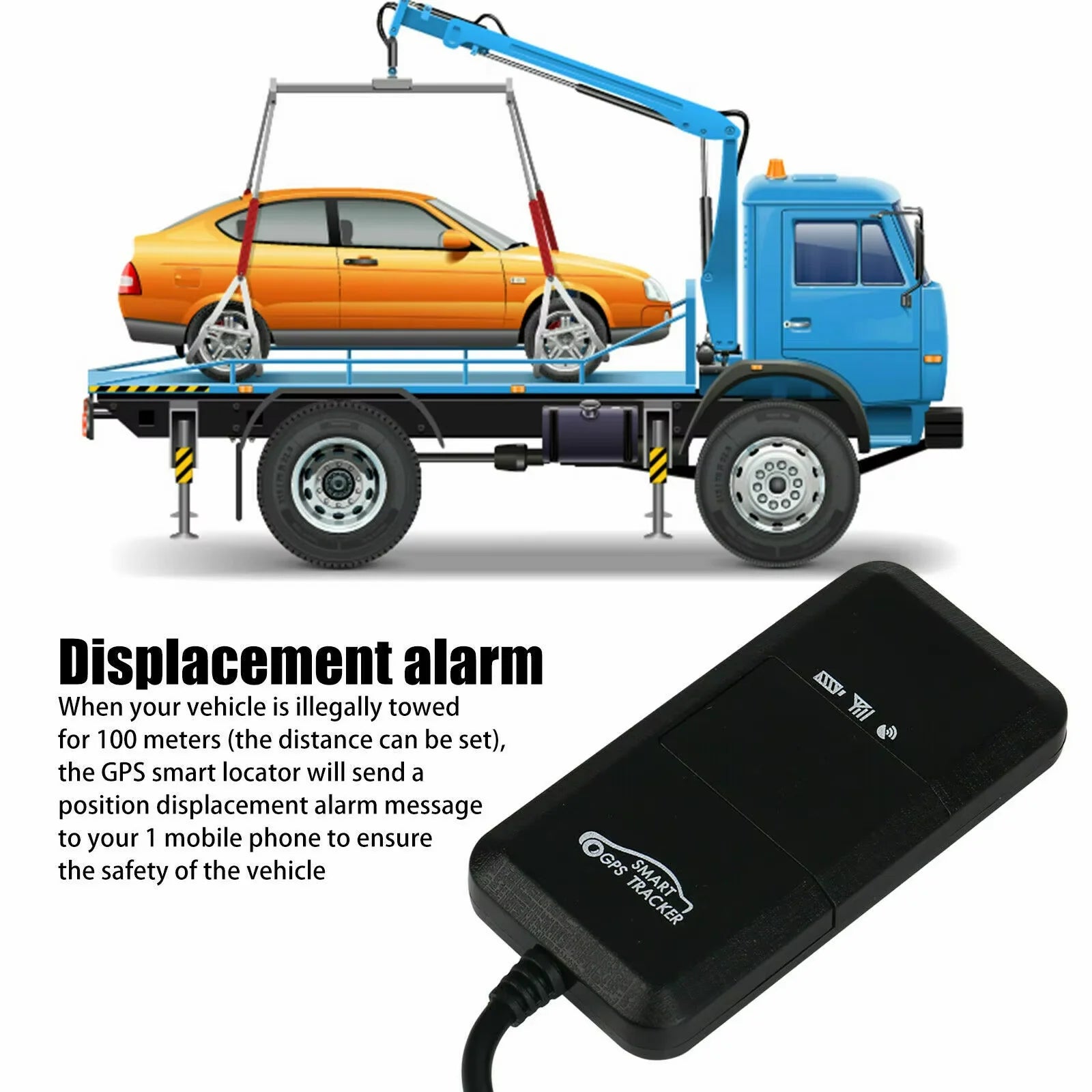4G LTE GPS Tracker for Cars – Real-Time Anti-Theft Alarm & Vehicle Tracking Device