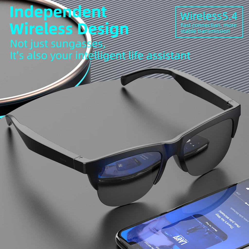 NEW Smart Glasses V5.3 Bluetooth Call High Quality Headphones Outdoor Sports Sunglasses Anti-touch UV Music Player for Men Women