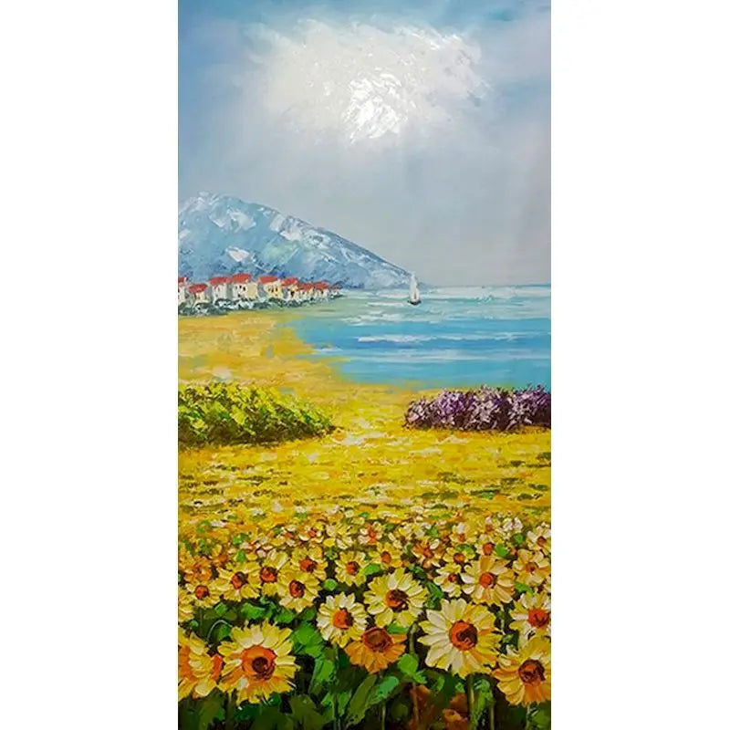 Painting By Numbers Abstract Plain Flowers For Adults Handmade On Canvas Gift Artwork Pictures Paint Set Coloring By Number