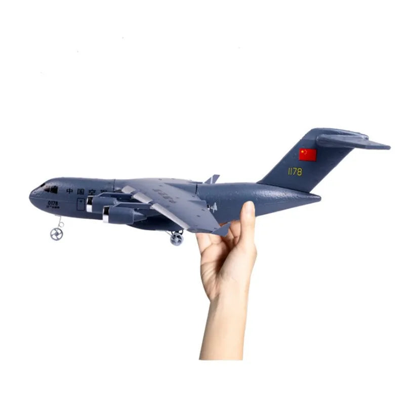 Rc Plane New Product: Chinese Military C17 Transport Aircraft, Y-20 Fixed Wing Qf005b Remote Control Glider, Diy Model Aircraft