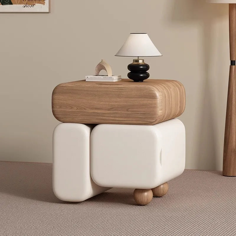 Bedside Cabinet - Simple And Modern Solid Wood Bedside Storage Cabinet - Small Bedside Cabinet For The Bedroom