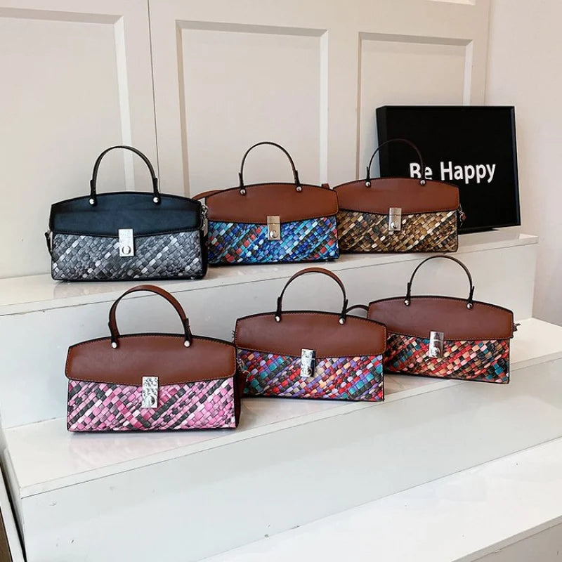 Ladies Hand Bags Made Of Fine Leather Featuring Classic Paris Style And Casual Vintage Chic Look