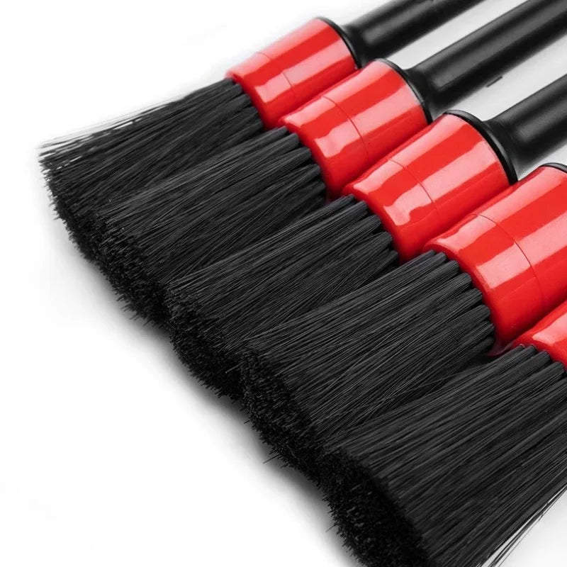 Car Cleaning Brush Kit – Automotive Detailing Brushes for Interior, Exterior & Wheel Rims, Multi-Size Plastic Cleaning Tools