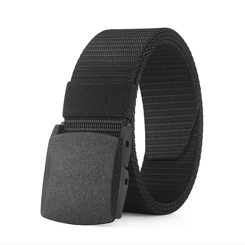 Men's Belt Outdoor Casual Canvas Belt Metal Free Training Nylon Tactical Belt With Pants Jeans Belt Sports Belts For Men Women - Free Item