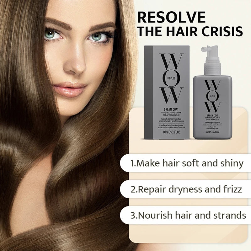 Super Soft Leave-In Conditioner Spray Hair Scalp Treatment Smoothing Straightening Shiny Repair Damaged Hair Care Hair Oil Spray