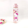 800ML Cartoon Hello Kitty Transparent Pop-up Spout Water Cup Hand-held Strap Anti-fall Kettle Portable Outdoor exercise SpaceCup