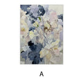 Pure hand-painted oil French art light luxury texture flower hanging painting fantasy vertical romantic decorative painting mod