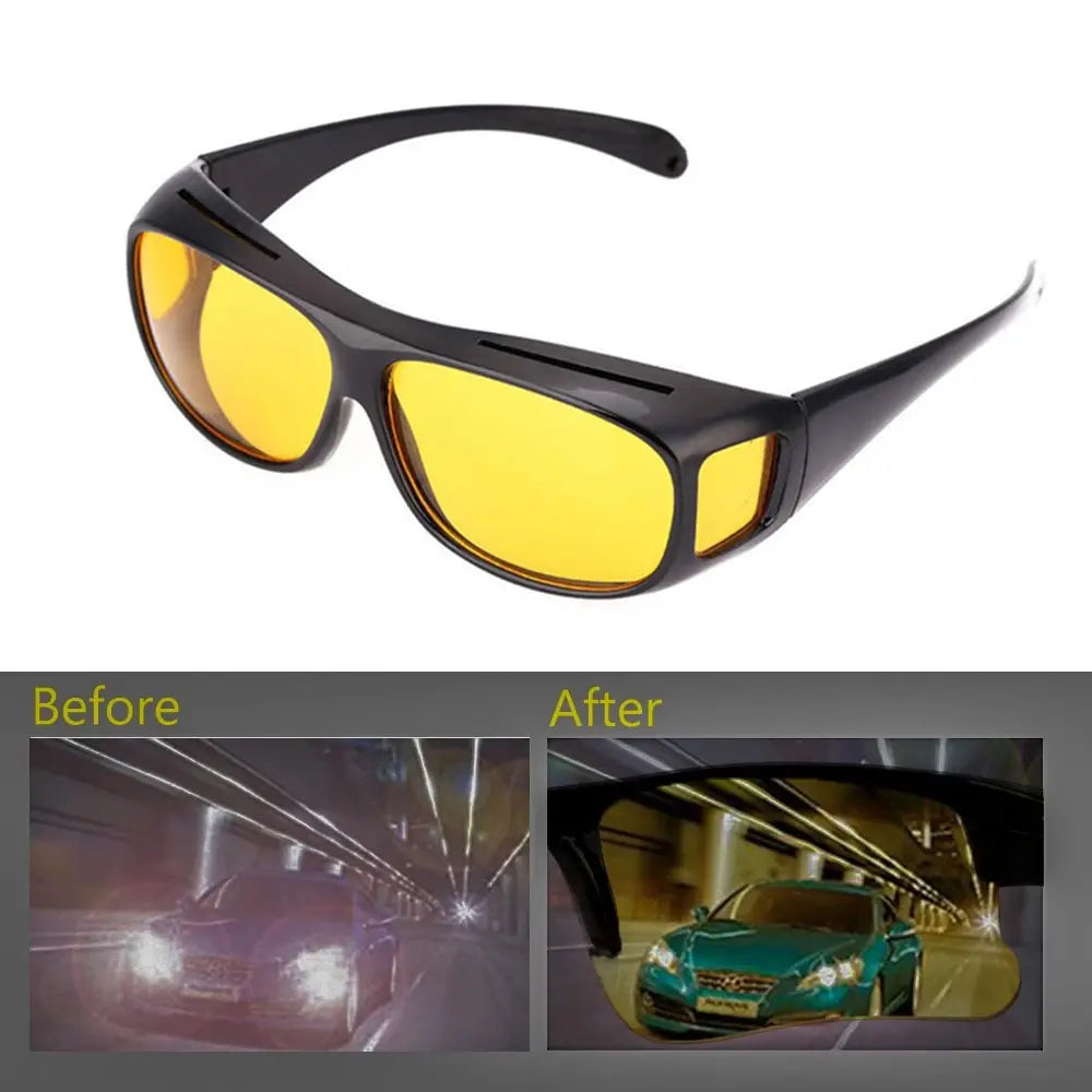 Night Vision Drivers Goggles Interior Accessory Protective Gears Sunglasses Night-Vision Glasses Anti Glare Car Driving Glasses