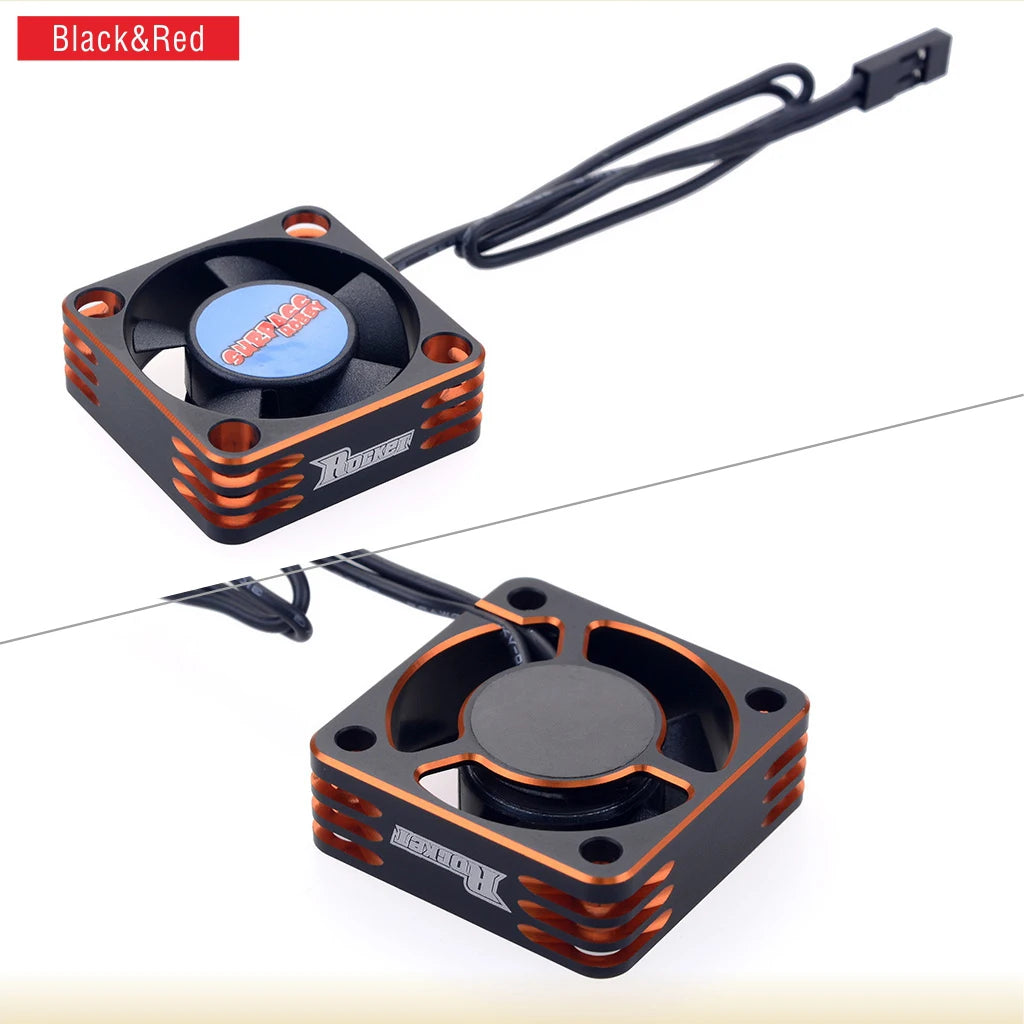 Rocket RC Fan 25mm 30mm 35mm 40mm 50mm SURPASS HOBBY Heat Dissipation Cooling Fan for For 1/10 1/8 Brushless Motor RC Car Part.
