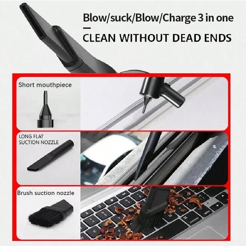 [Rechargeable Handheld Car Vacuum] Portable car vacuum cleaner rechargeable handheld car vacuum cleaner, wireless vacuum cleaner
