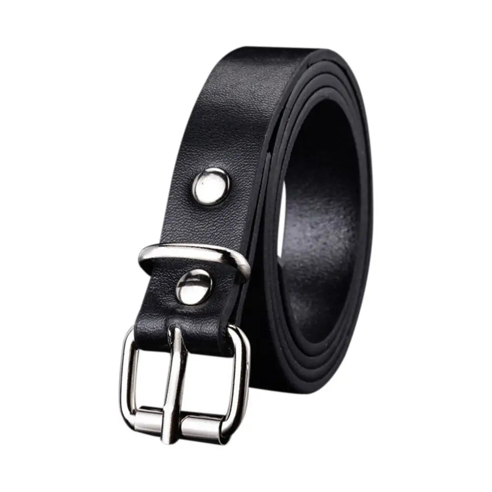 Boys Girls Luxury Design Vintage Retro Pin Buckle Waistband Trouser Dress Belts Children Leather Belt Thin Waist Strap
