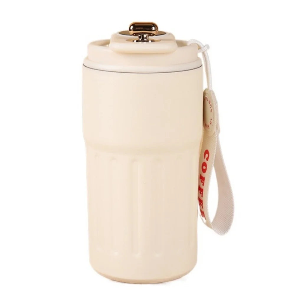 450ML Thermal Water Bottle Portable Creative Outdoor Insulated Mug Large Capacity Digital Coffee Thermos Cup Kitchen Supplies - - Free Items Weekend.