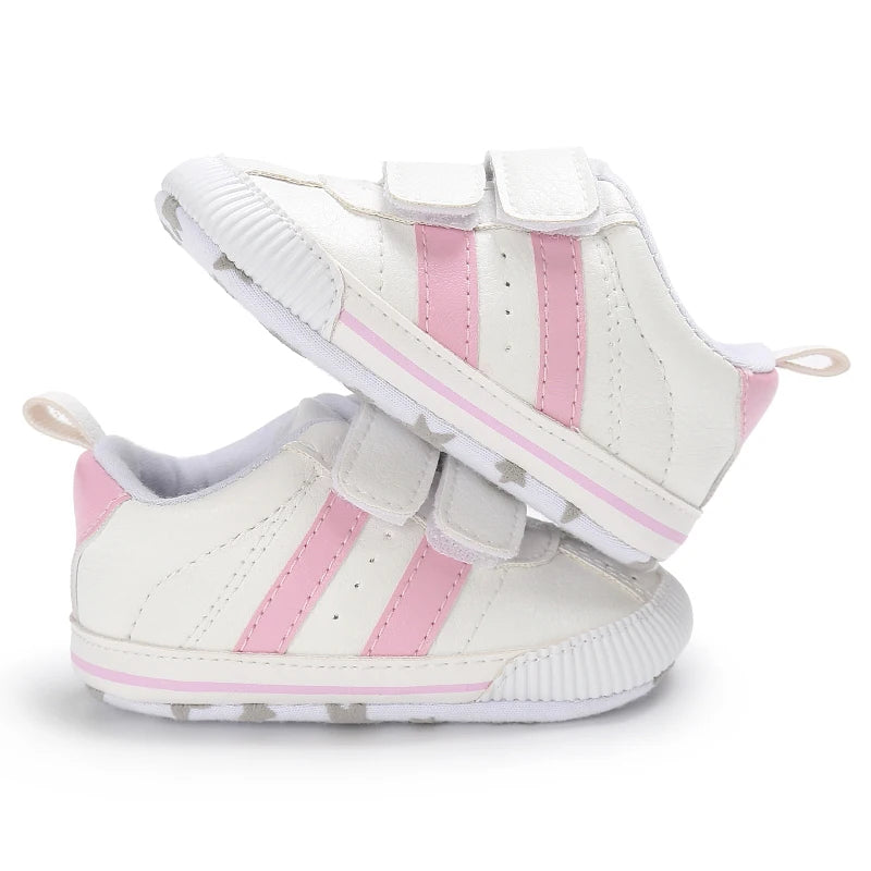 Spring and Autumn Style Baby Walking Shoes Baby White Shoes Casual Single Shoes For Boys and Girls Anti Slip Baby Shoes