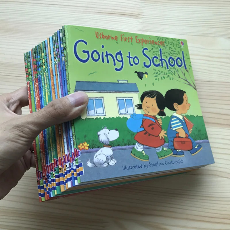 10Books/set 15X15Cm Kids Usborne Picture Books for Children Baby Famous Story English Child Book Educativo Infantil