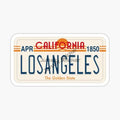 Los Angeles, California, USA Beautiful Scenery Vinyl Self-adhesive Car Sticker Window Bumper Premium Laptop Wall Accessories