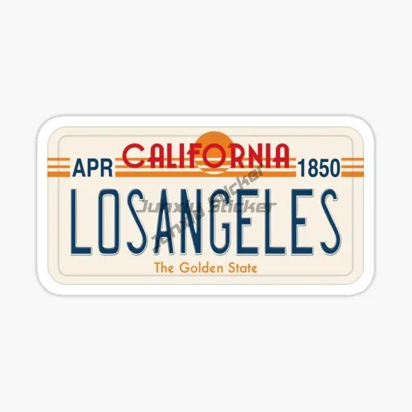 Los Angeles, California, USA Beautiful Scenery Vinyl Self-adhesive Car Sticker Window Bumper Premium Laptop Wall Accessories
