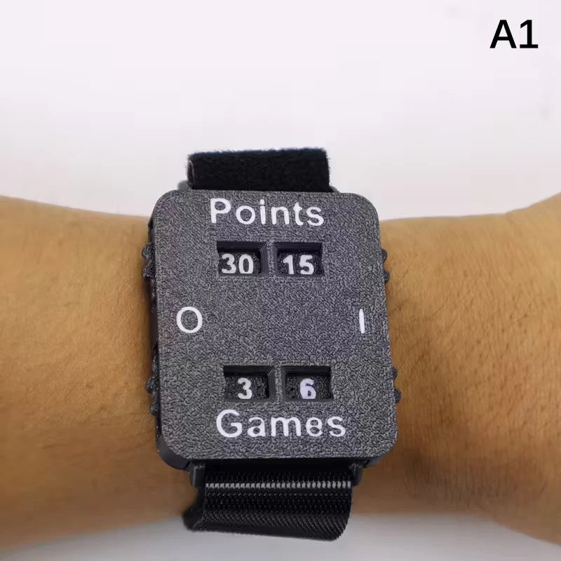 Sports Score Tracker Wristband for Cricket Tennis Padel - Instant Scorekeeping No Memory Loss Ideal for Coaches Referees Players
