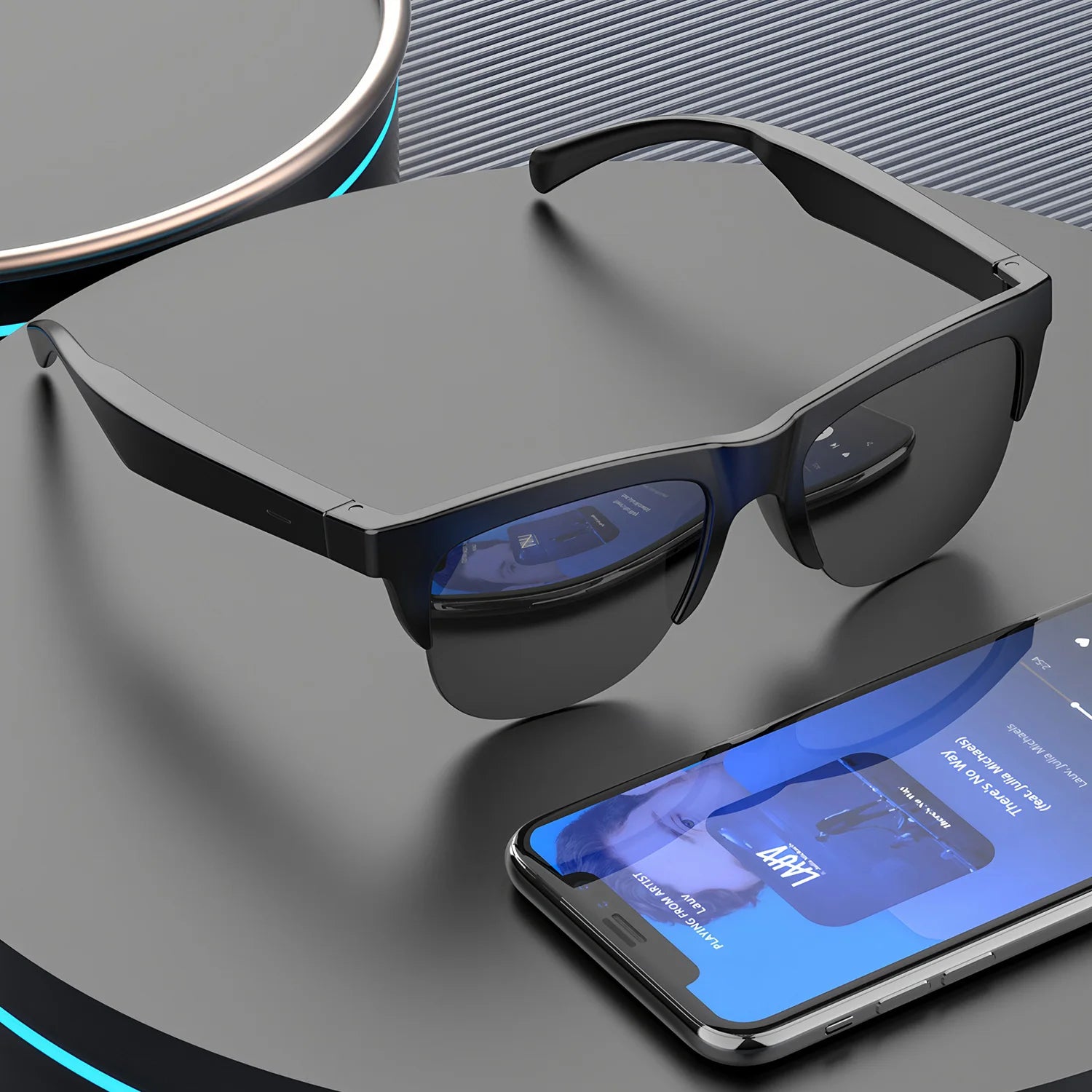 NEW Smart Glasses V5.3 Bluetooth Call High Quality Headphones Outdoor Sports Sunglasses Anti-touch UV Music Player for Men Women