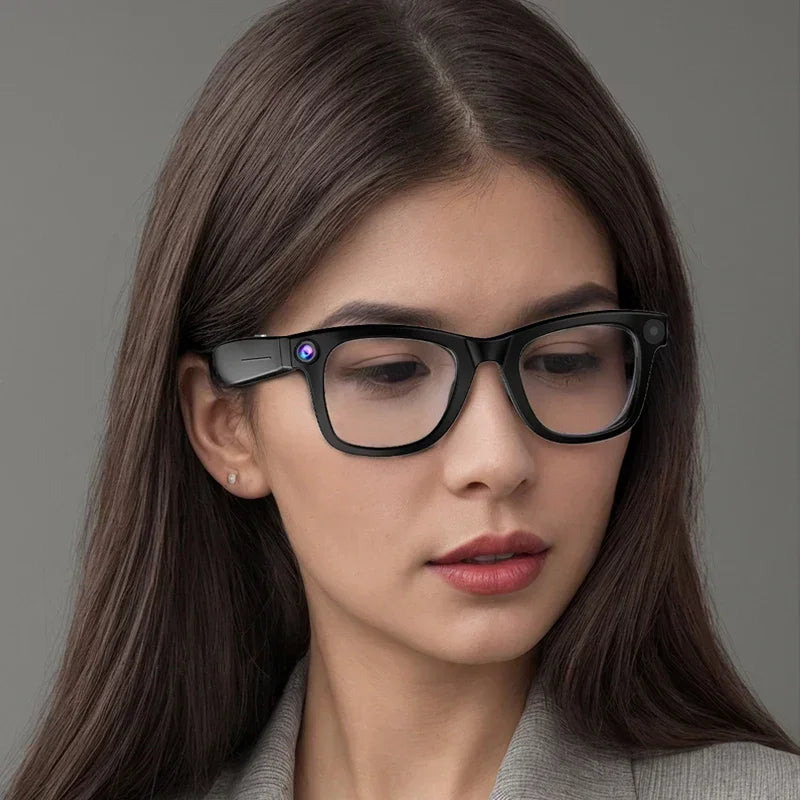 Lenovo AI G300 Smart Glasses 8MP HD Camera for Video Recording & Voice Call Multi-Function Translation Glasses with Anti-Blue
