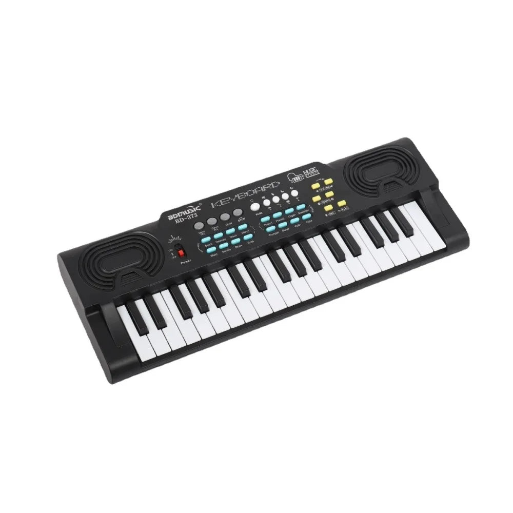 New Electronic Keyboard 37 Key Electronic Keyboard Toy Piano for Kids, Microphone Included