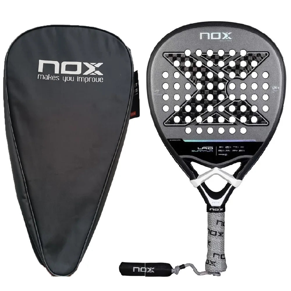 Nox 3K 12K 18K Tennis Paddle Racket,Portable Bag Included,Perfect Gift for Christmas Birthday Holidays,Professional Skill Level