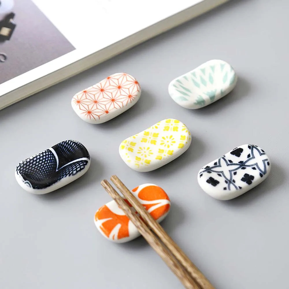 Kitchen Tools Rest Ceramic Tableware Chopsticks Holder Chopsticks Stand Chopsticks Spoon Rack