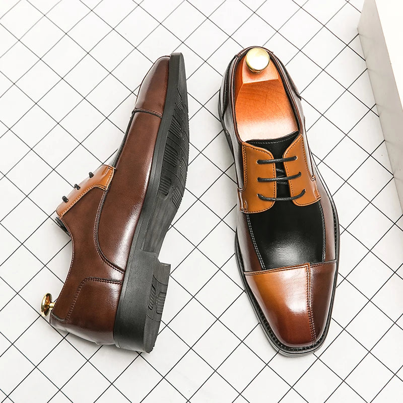 Men’s Dress Shoes British Style Fashion Slip On Loafers Men Big Size 48 Man Brogue Shoes Classic Business Shoes Casual Formal Le - Free Item Weekend (50% off).