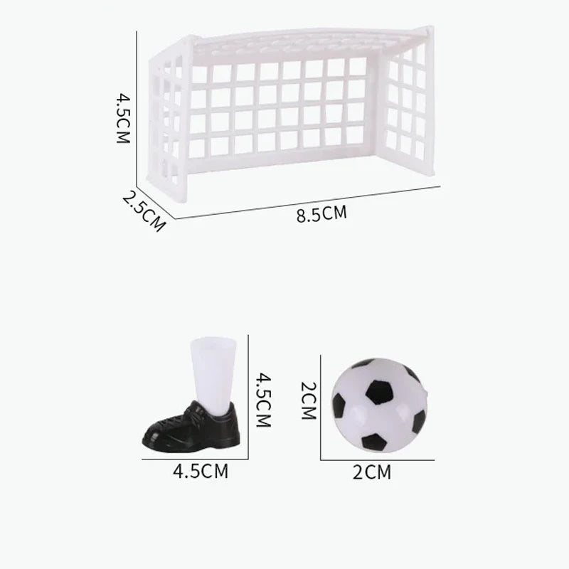 Finger Football Game Sets with Two Goals Funny Family Party Finger Soccer Match Toy for Fans Club Party Gifts for Kid Table Game