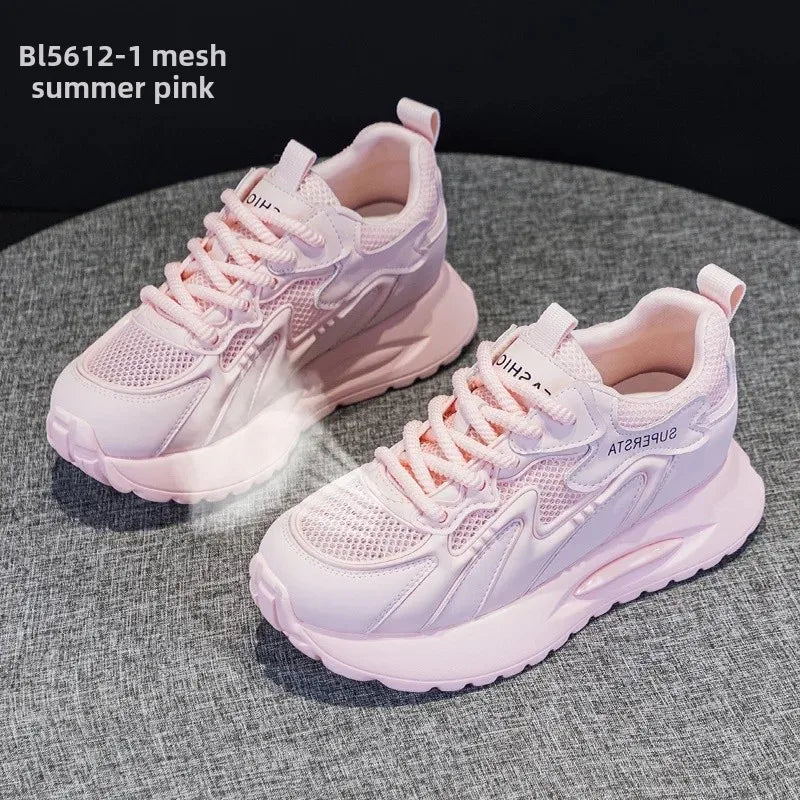 Women's Summer 2024 New Style Casual Agan Shoes With Thick Bottom And Internal Heel EVA Sole Breathable Online Popular Shoes
