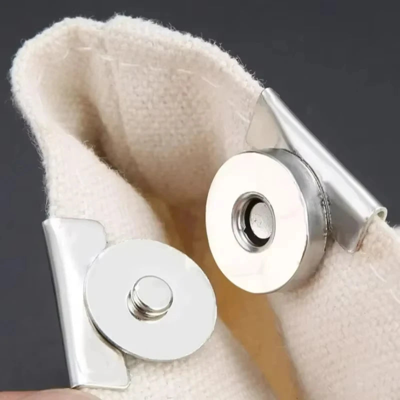 Bag Magnetic Buckle Handbag 4sets DIY Multicolor Seam Free Smooth Clasp Clothing Metal Button Strong Magnet Buckles Accessories