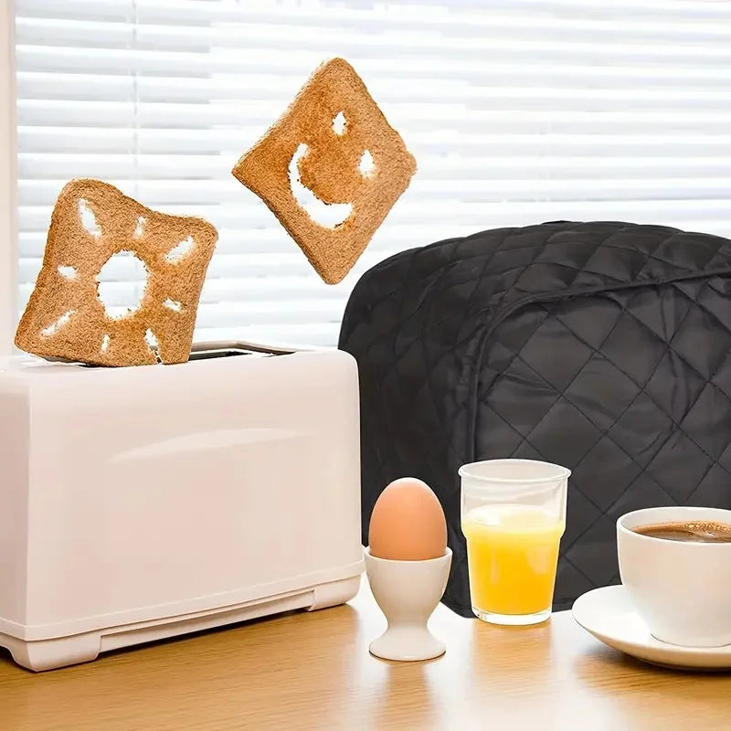 Toaster Cover,Kitchen Small Appliance Dust-proof Covers, Fits For Most Standard 4/ 2 Slice Toasters, Universal Size