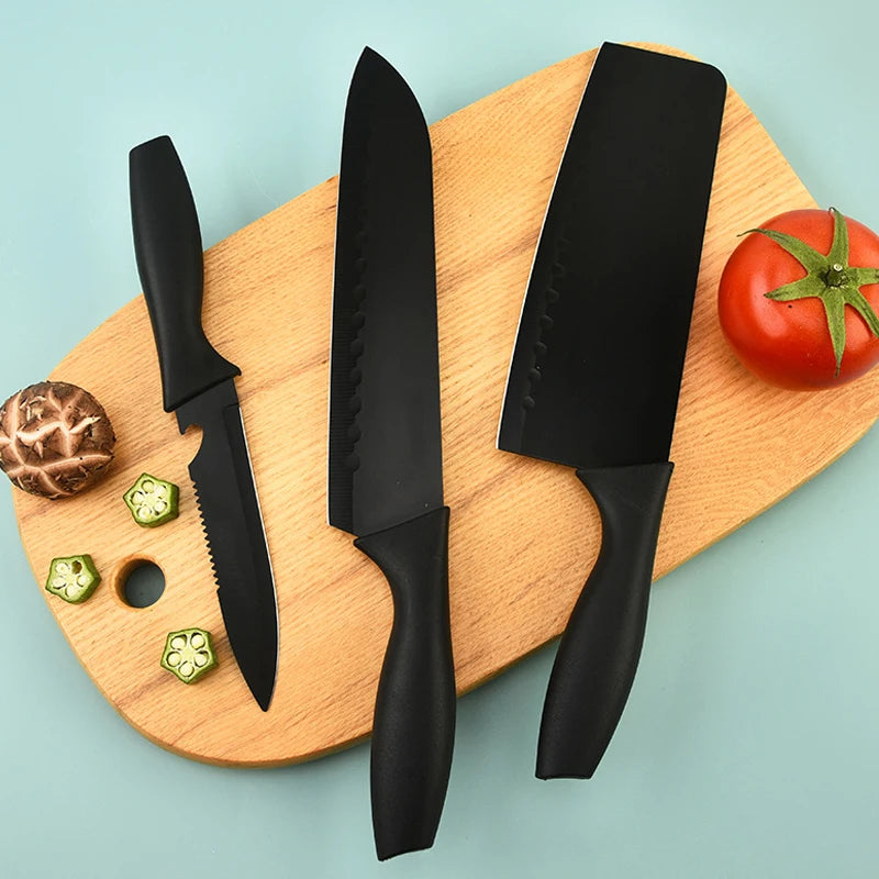 Kitchen Knfie Set Chef Knife Professional Kitchen Knives Fruit Meat Cutting Knives Kitchen Utility Slicing Chopper Butcher Knife