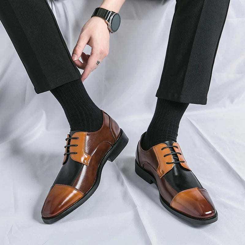 Men’s Dress Shoes British Style Fashion Slip On Loafers Men Big Size 48 Man Brogue Shoes Classic Business Shoes Casual Formal Le - Free Item Weekend (50% off).