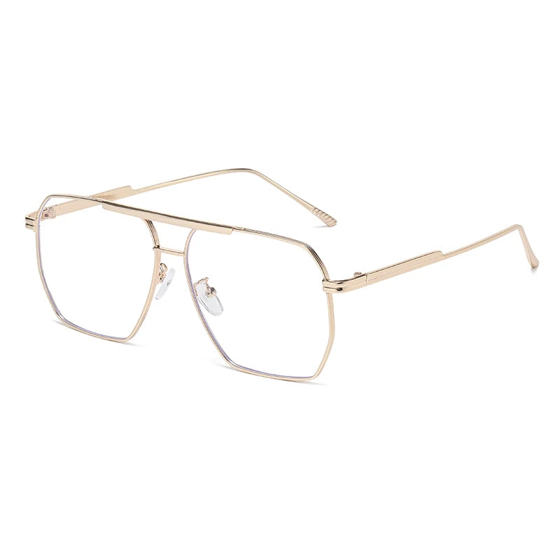Business Style Metal-framed Glasses For Men And Women, Suitable For Driving Car Glasses2501